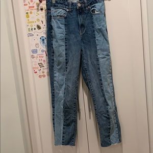 2-toned jeans